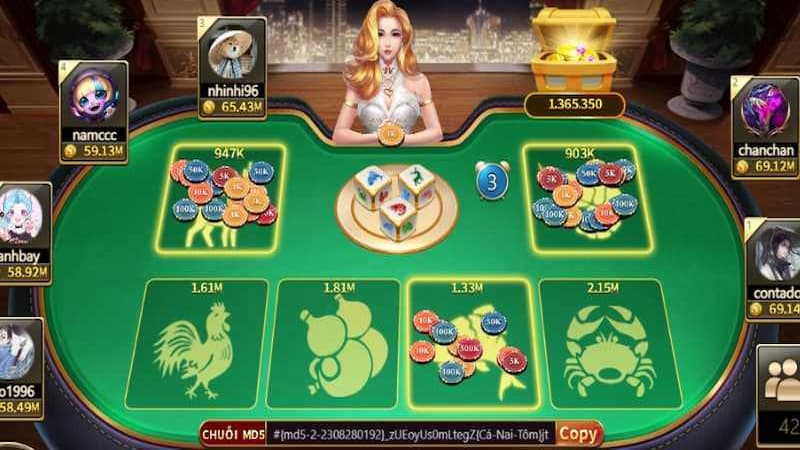 Khám phá tỷ lệ thưởng cao trong game bầu cua Vip