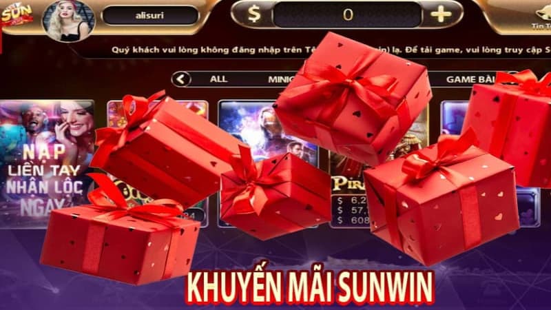 Khuyến mãi Sunwin Khuyến mãi Sunwin thưởng 100% cho trường hợp nạp tiền lần đầu