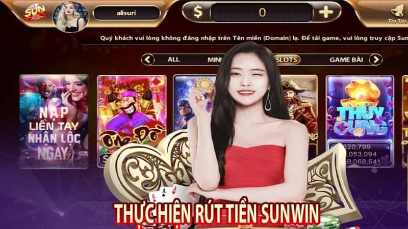 Những lưu ý quan trọng khi tiến hành rút tiền Sunwin