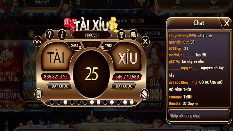 Siêu game tài xỉu Sunwin với thể lệ đặt cược hấp dẫn